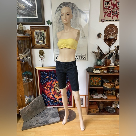 Y2K Pin Stripe Dickies Shorts - Picture 1 of 10